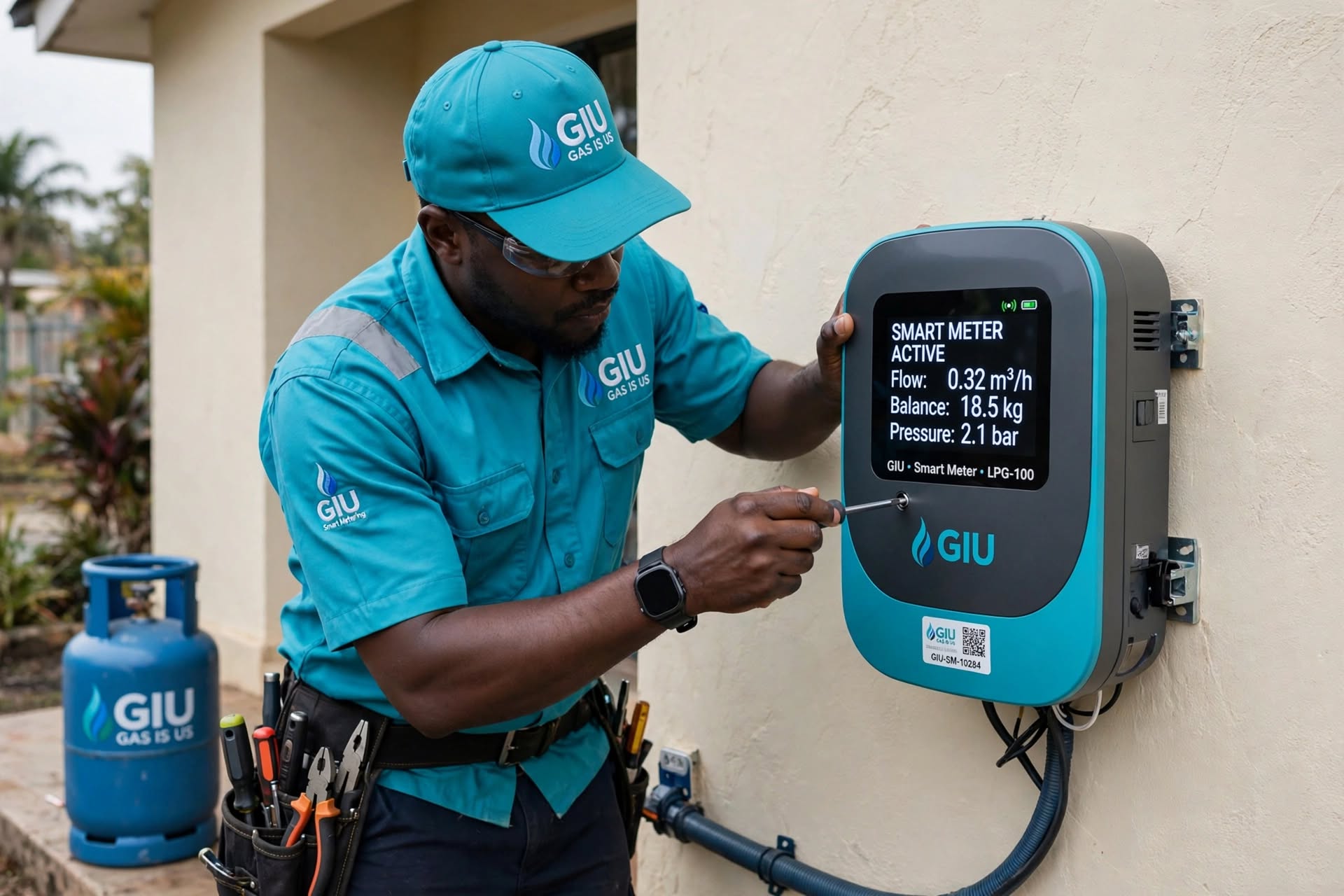 GIU smart LPG meter