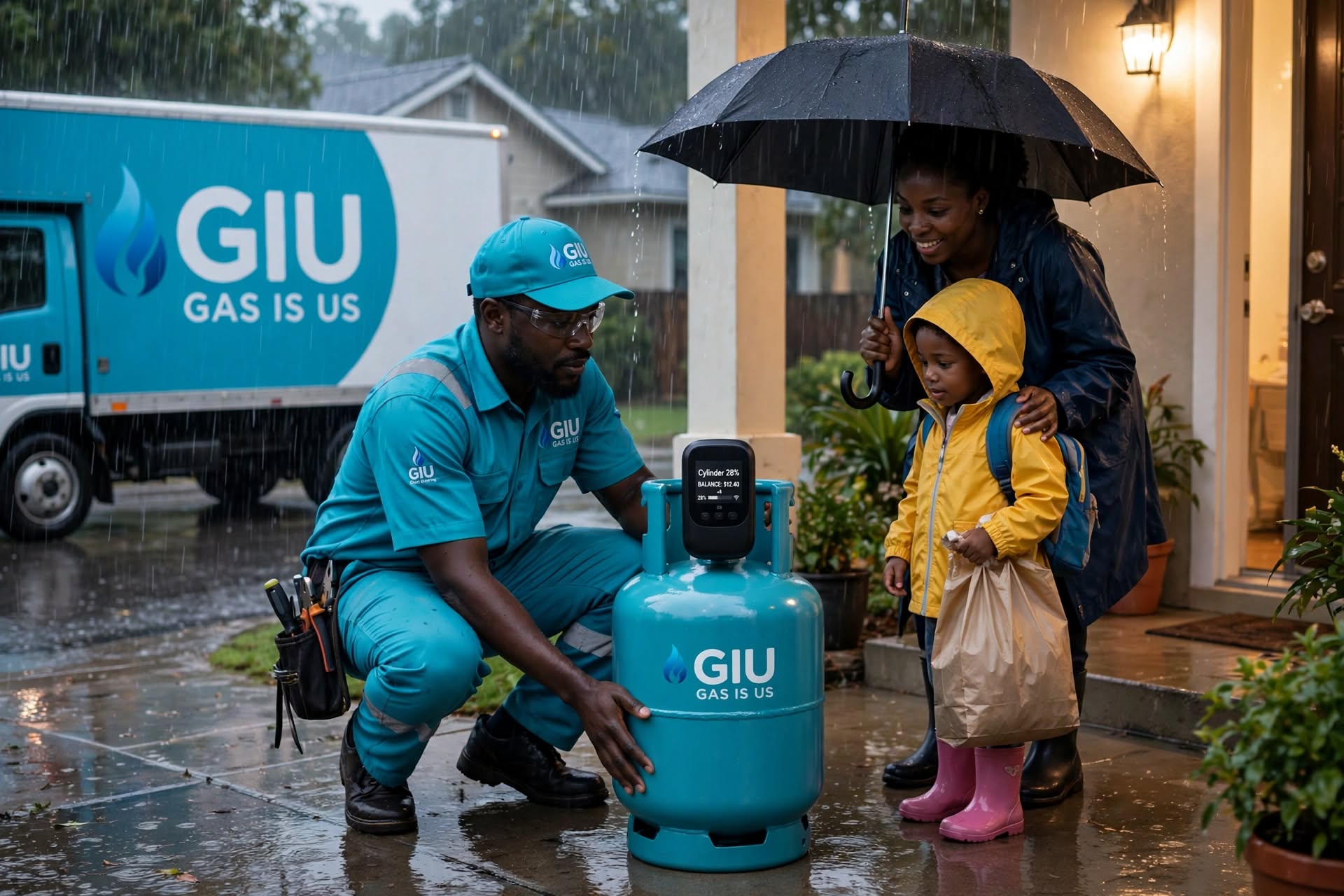 GIU rainy delivery